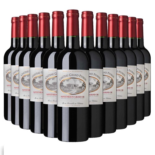 Case of 12 Chateau Grand Peyrou Grand Cru St Emilion 75cl Red Wine
